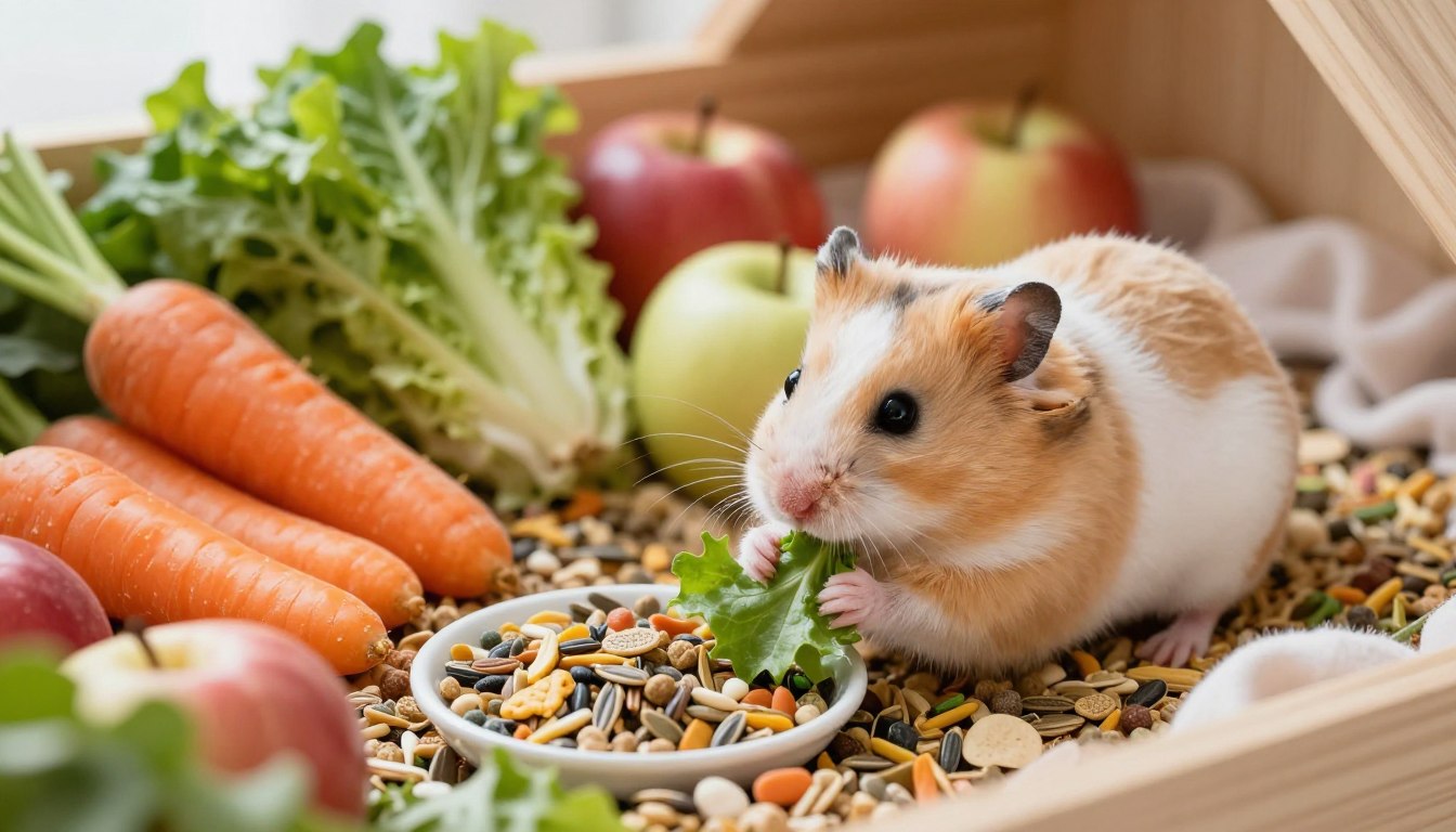 Co jedzą chomiki dżungarskie