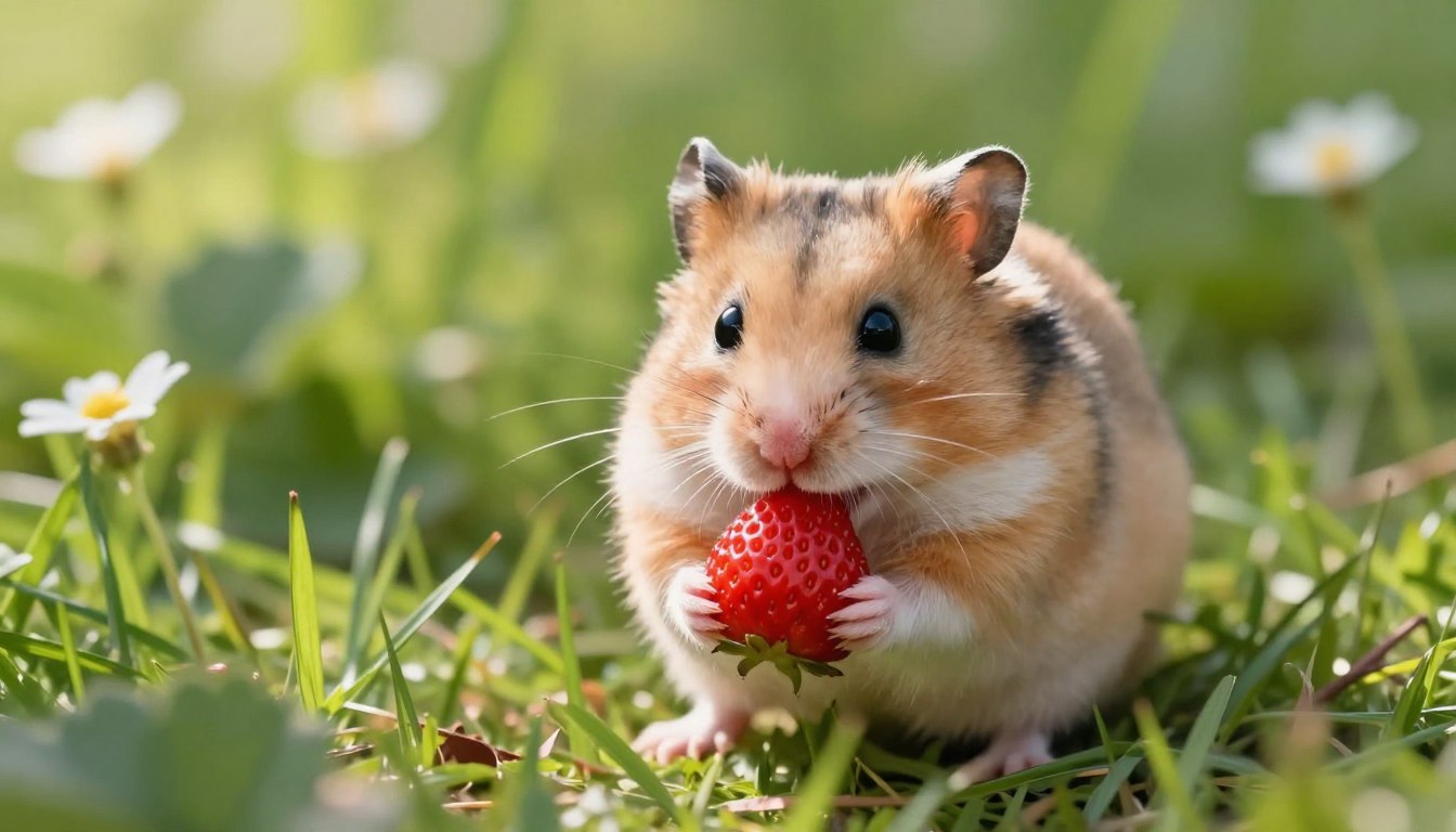 Czy chomiki mogą jeść truskawki
