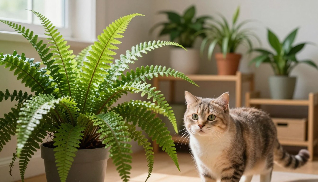 Czy paprotka jest trująca dla kota