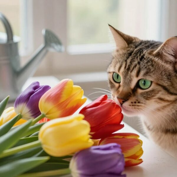 Czy tulipany są trujące dla kotów? Które części rośliny szkodzą najbardziej i co robić po zjedzeniu