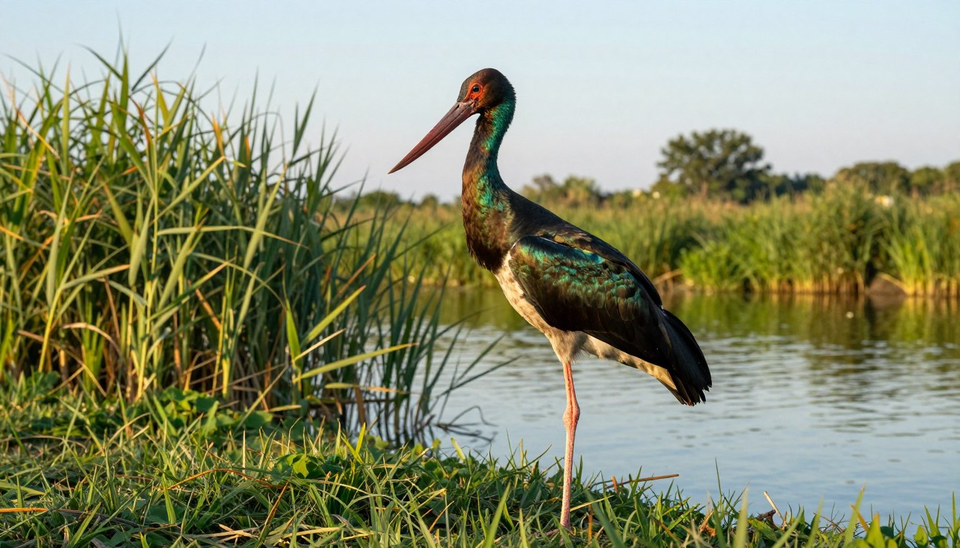 Ile żyje bocian czarny
