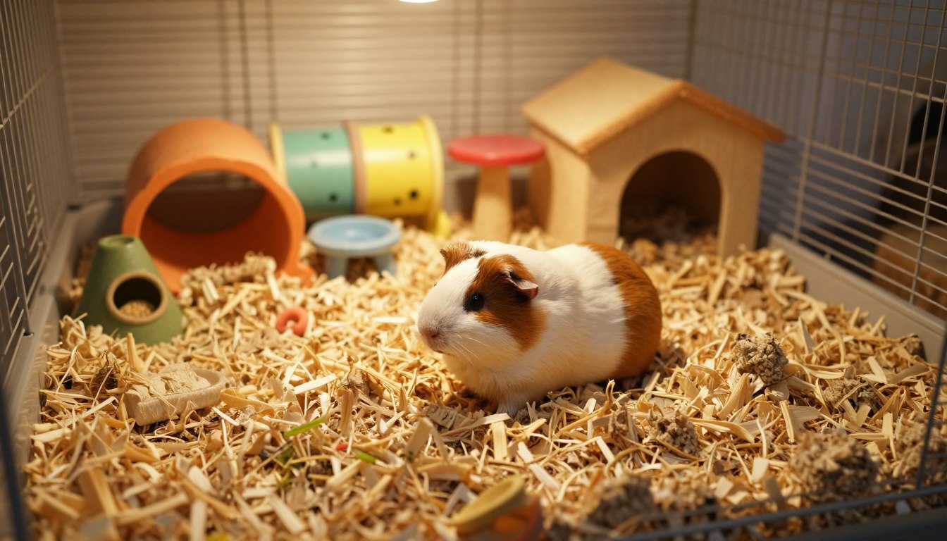 Jakie podłoże dla świnki morskiej